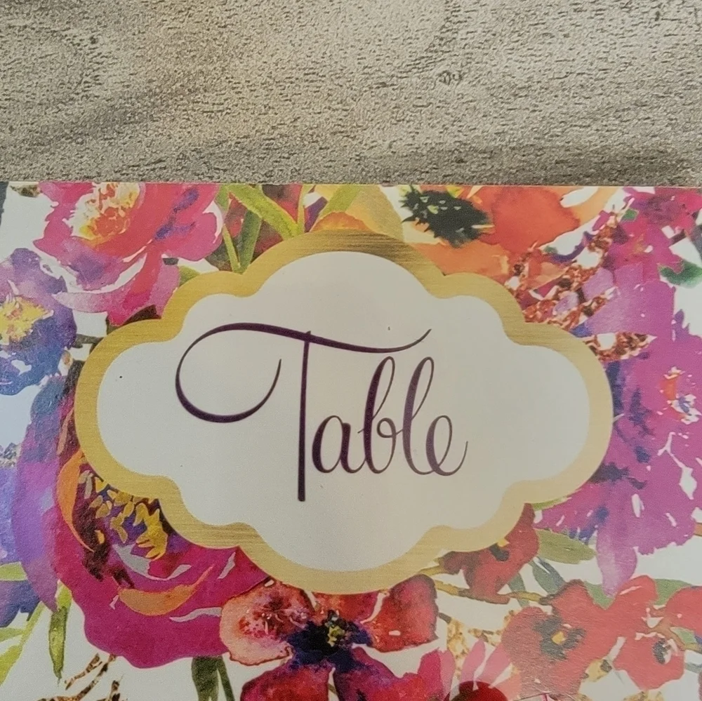 New 25 Table Numbers 4x6